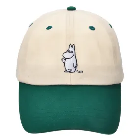 Green and White Adult Moomintroll Cap