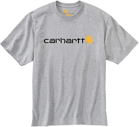 Carhartt Men's Loose Fit Heavyweight Short-Sleeve Logo Graphic T-Shirt