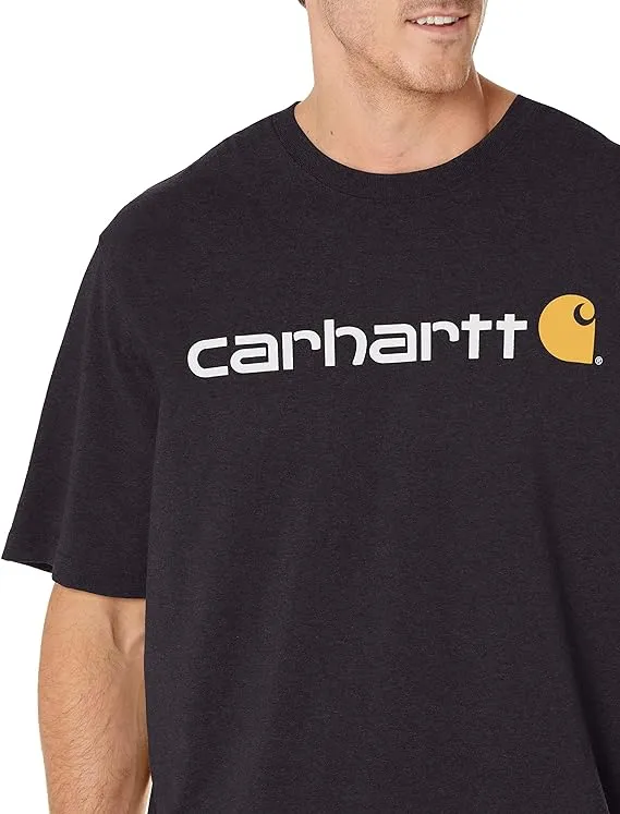 Carhartt Men's Loose Fit Heavyweight Short-Sleeve Logo Graphic T-Shirt