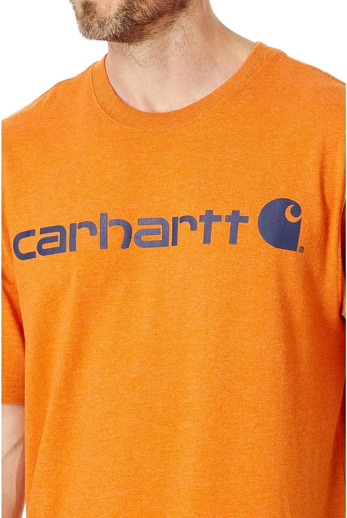 Carhartt Men's Loose Fit Heavyweight Short-Sleeve Logo Graphic T-Shirt