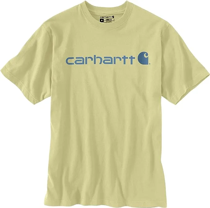 Carhartt Men's Loose Fit Heavyweight Short-Sleeve Logo Graphic T-Shirt