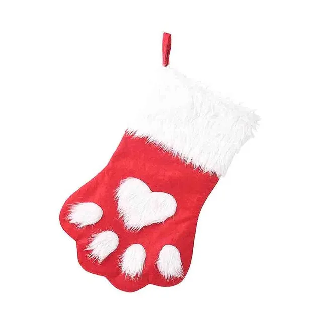 Cat Paw Christmas Stocking