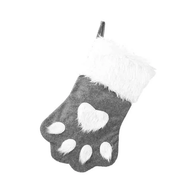 Cat Paw Christmas Stocking