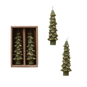 Cedar - Tree Shaped Taper Candles