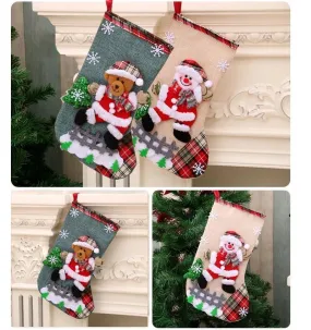 Cheerful Holiday Stocking Set of 2  by AFONiE™