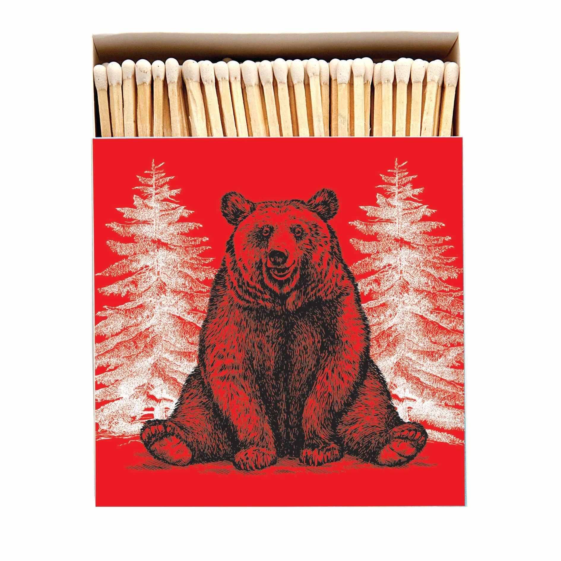 Christmas Big Hugs Bear - Square Matchbox