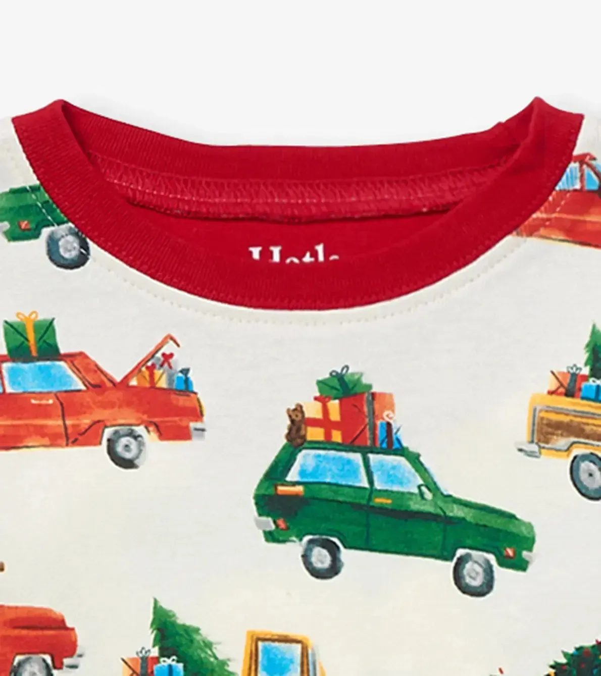 Christmas Cars Kids Organic Cotton Boys Pajama Set | Hatley