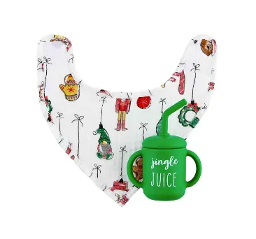 Christmas Cup & Bib Set