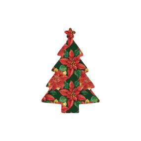 Christmas Decorations BLOOMS OF THE SEASON II- Wooden Xmas Tree And Fridge Magnet