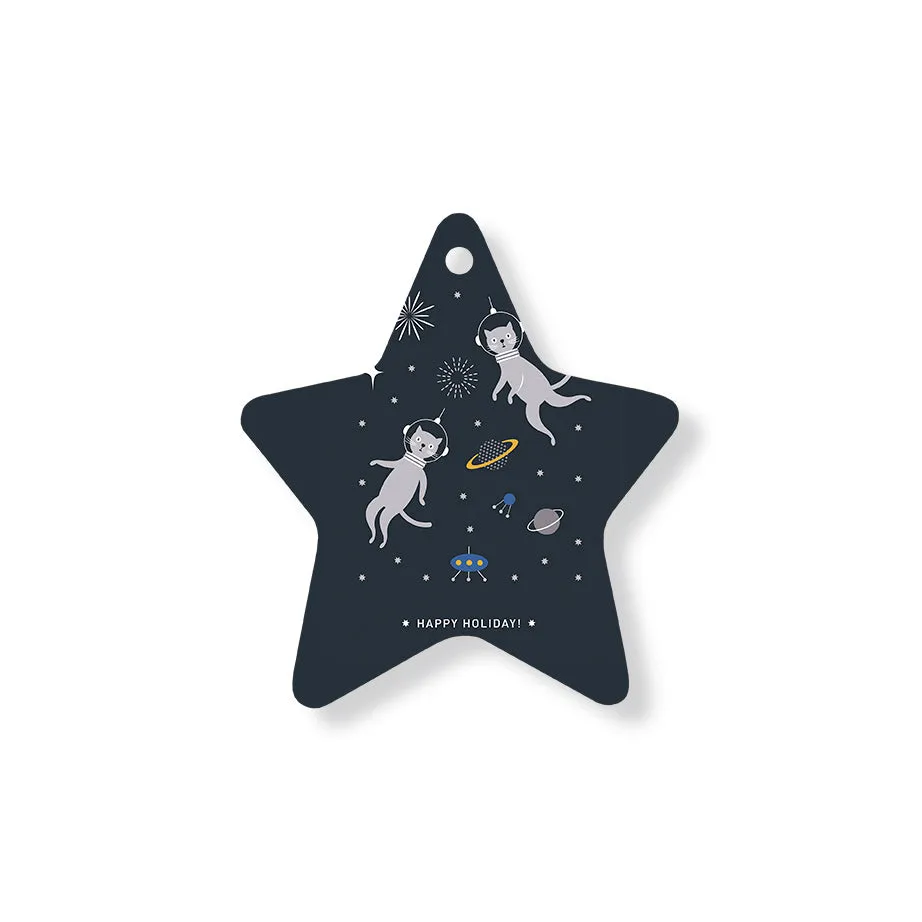 Christmas Decorations CAT-XMAS- Wooden Xmas Star And Fridge Magnet