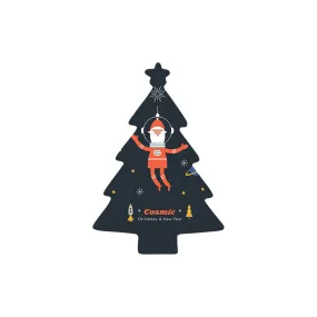 Christmas Decorations COSMIC SANTA- Wooden Xmas Tree And Fridge Magnet