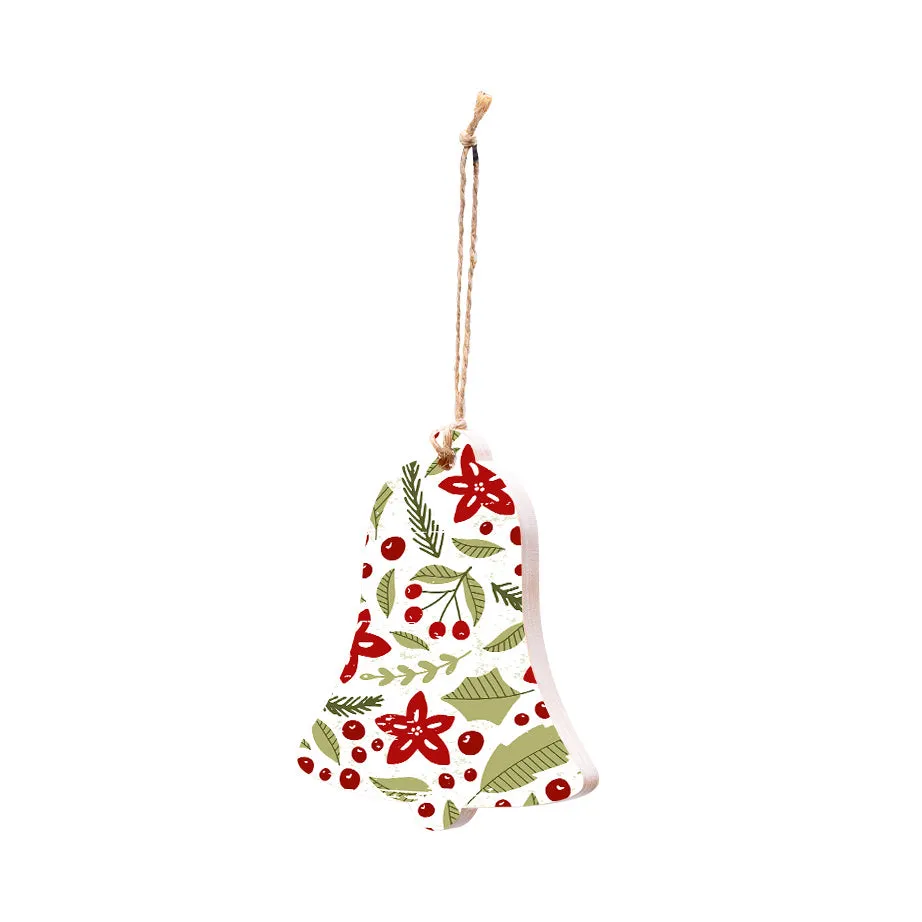 Christmas Decorations DREAMING- Wooden Xmas Bell And Fridge Magnet