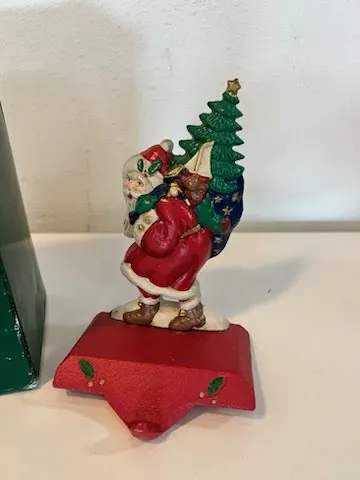 Christmas Decor- Cast Iron Stocking Holder