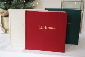 Christmas Memory Book - Holly Red