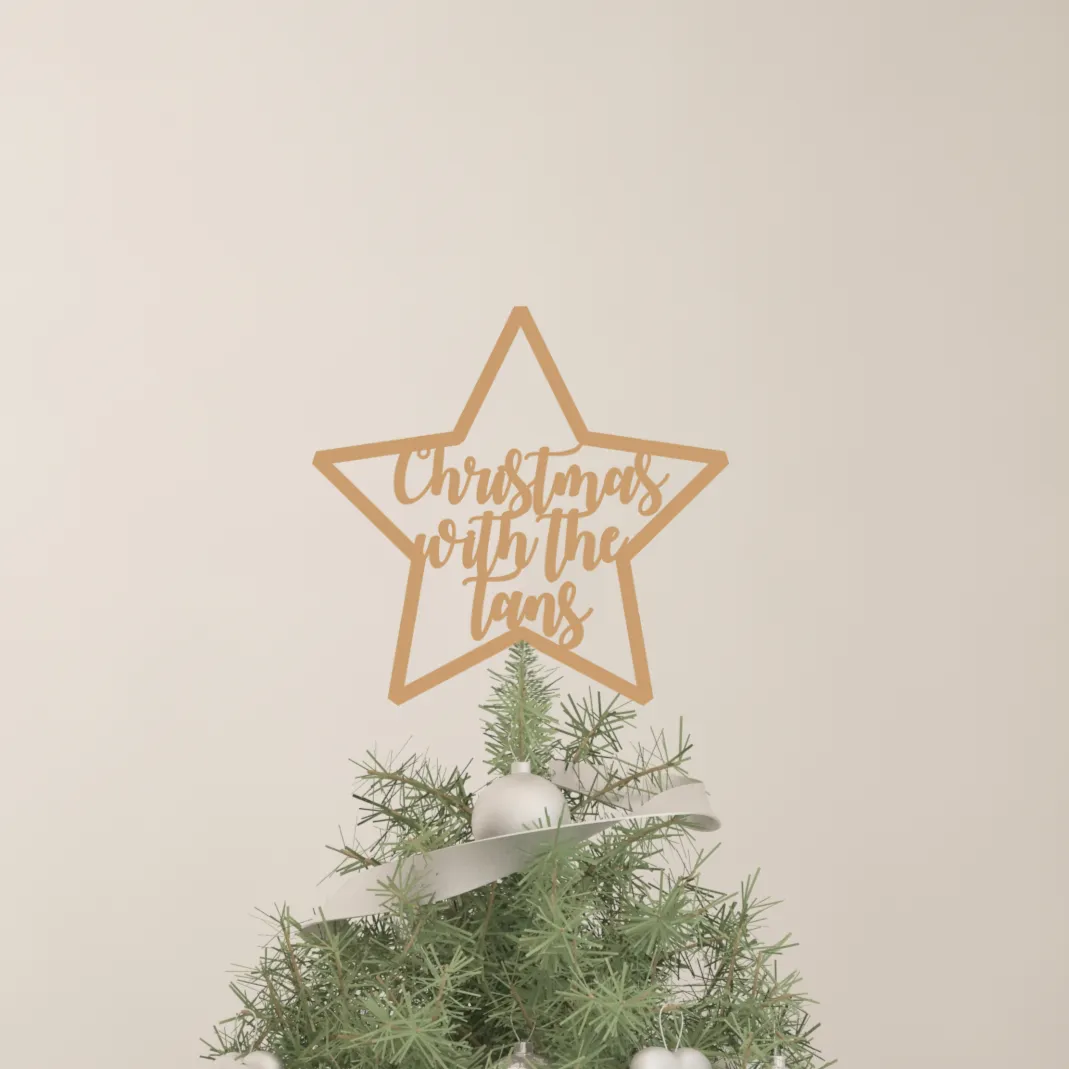 Christmas Star Tree Topper