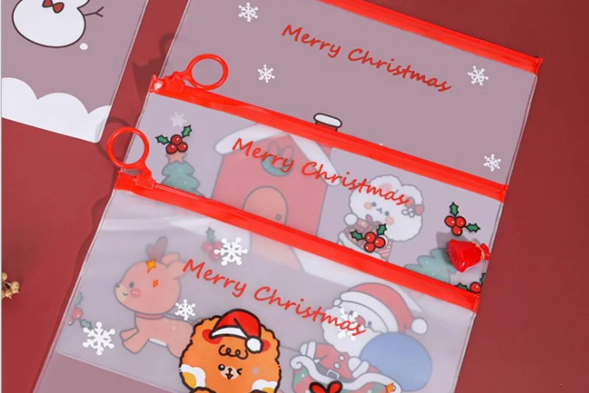 Christmas Theme A5 Zip Case