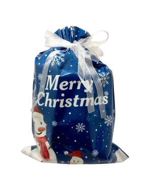 Christmas Theme Drawstring Gift Bag (Medium）