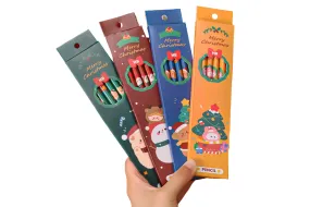 Christmas Theme HB Pencil Set