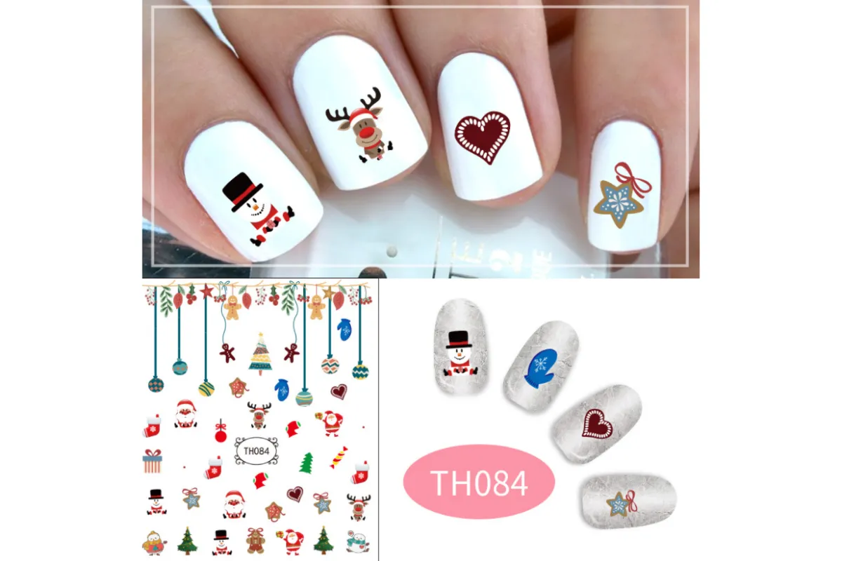 Christmas Theme Nail Art Stickers