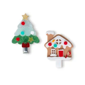 Christmas Tree & Gingerbread Clips