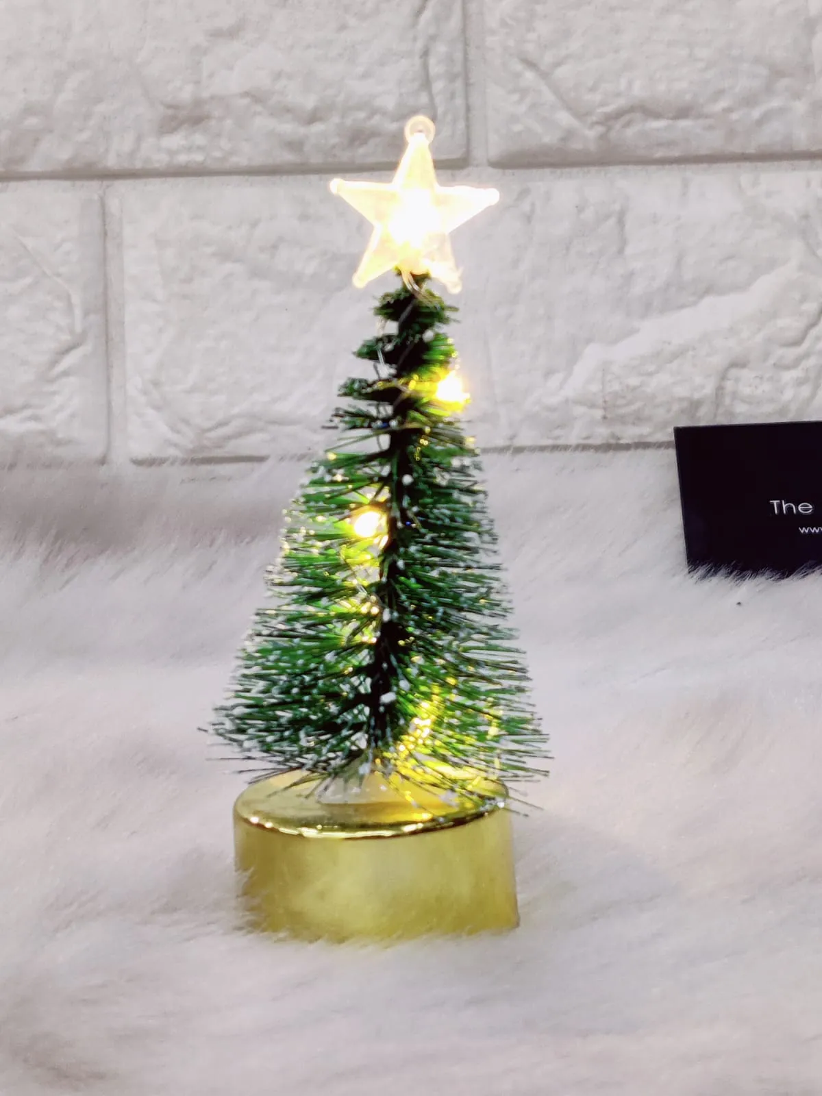 Christmas Tree Decorative Lamps - 12 Cm (Set of 2)