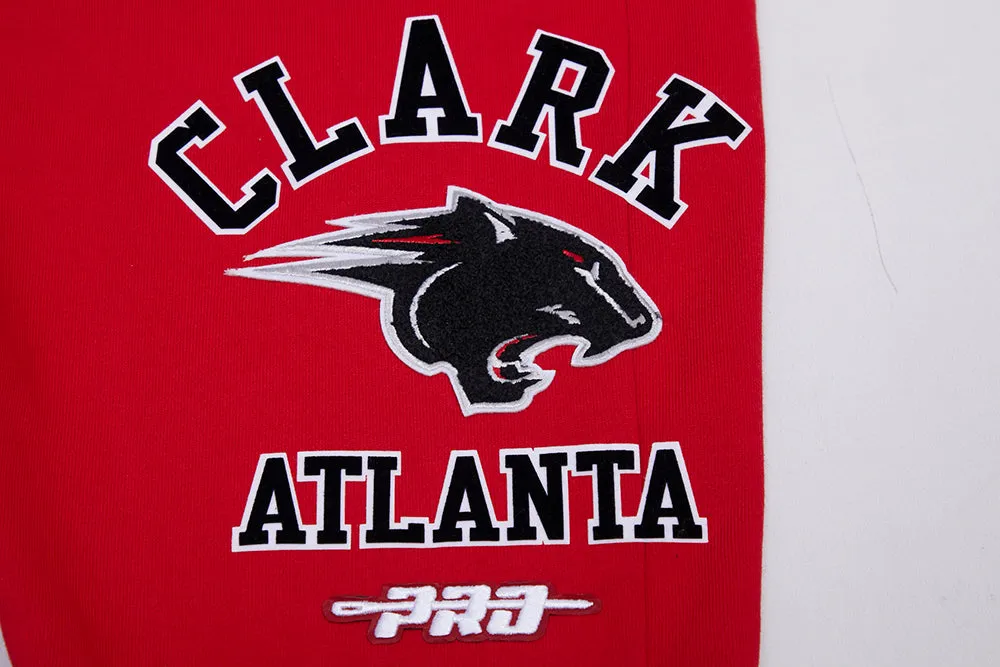 CLARK ATLANTA UNIVERSITY CLASSIC MEN'S STACKED LOGO SWEATPANT (RED)