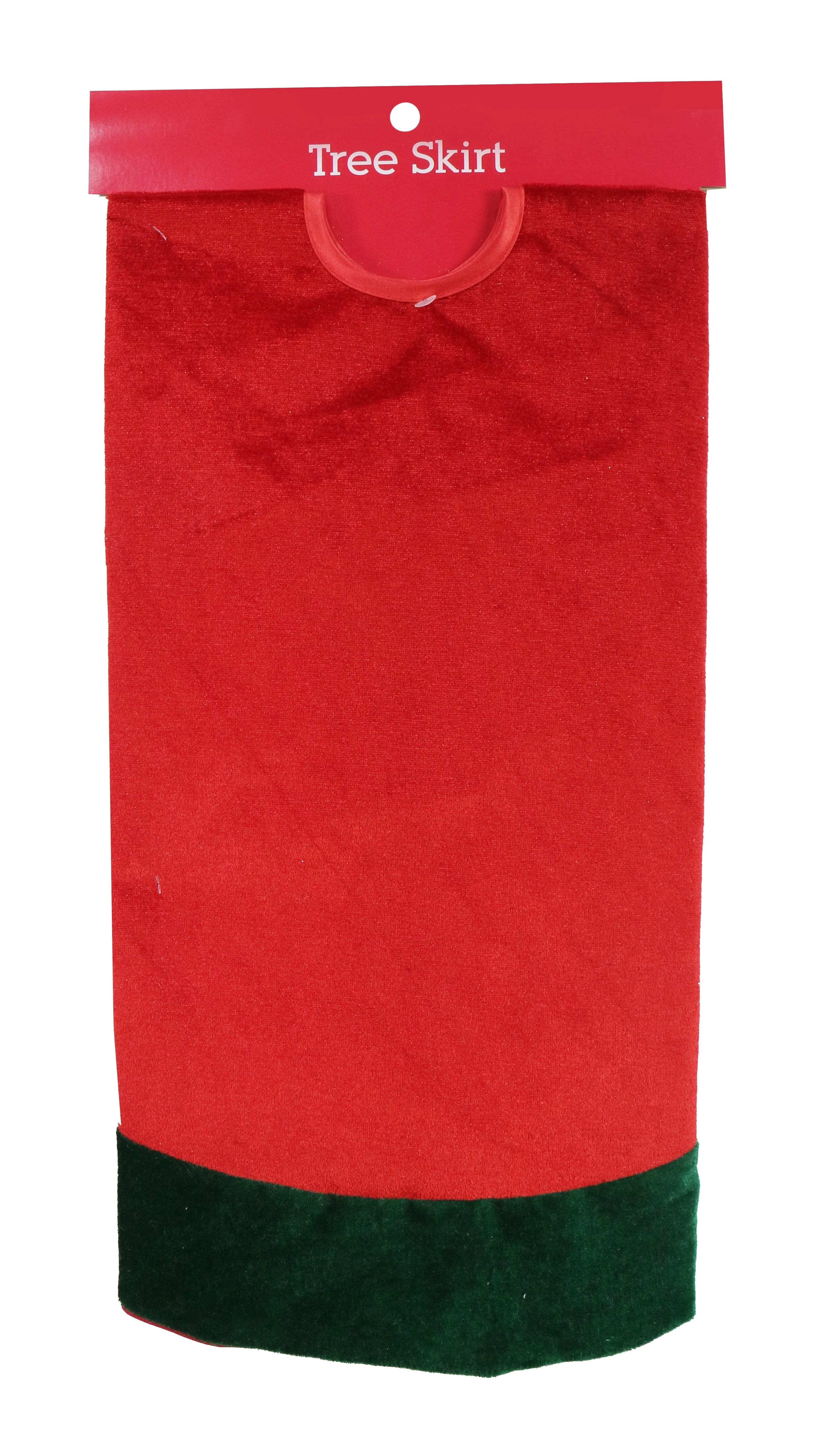 Classic Velveteen Tree Skirt 2 Asst (100cm)