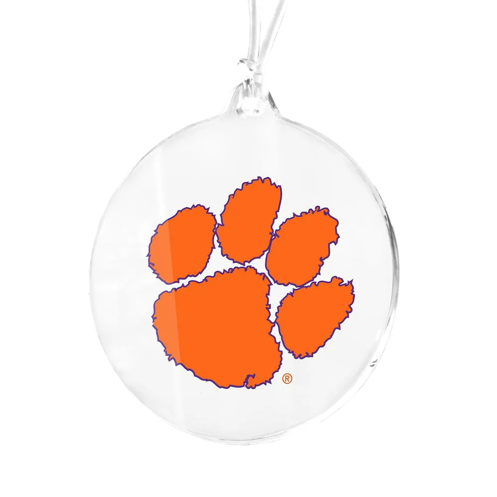 Clemson Tigers - Tiger Paw Ornament & Bag Tag