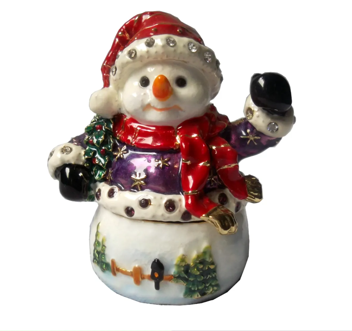 Craycombe Trinket Box Snowman