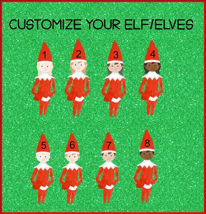 Custom Elf Inspired Welcome Back Puzzle Christmas