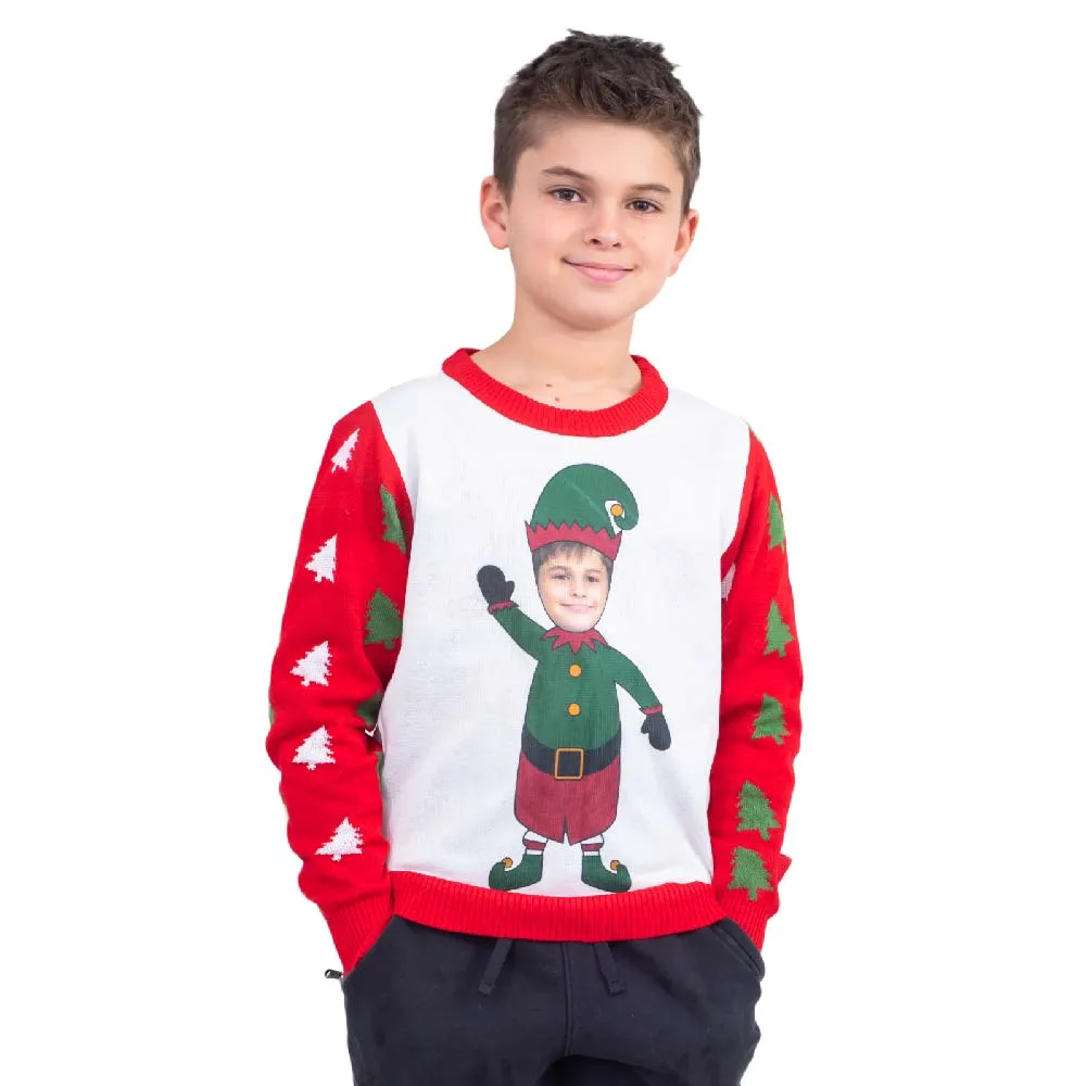 Custom Youth Elf Yourself Sweater