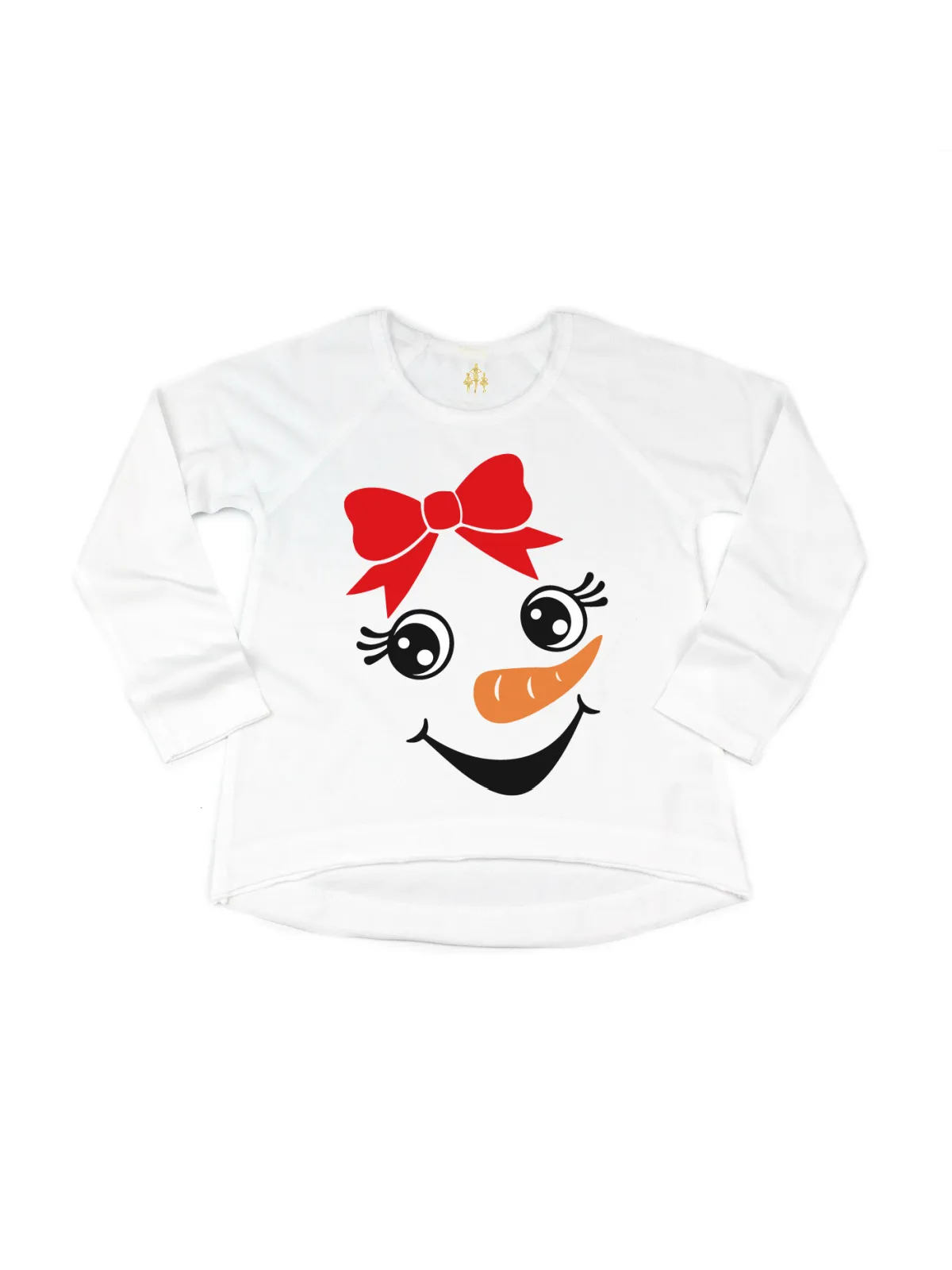 Cute Snow-Woman Kids Shirt