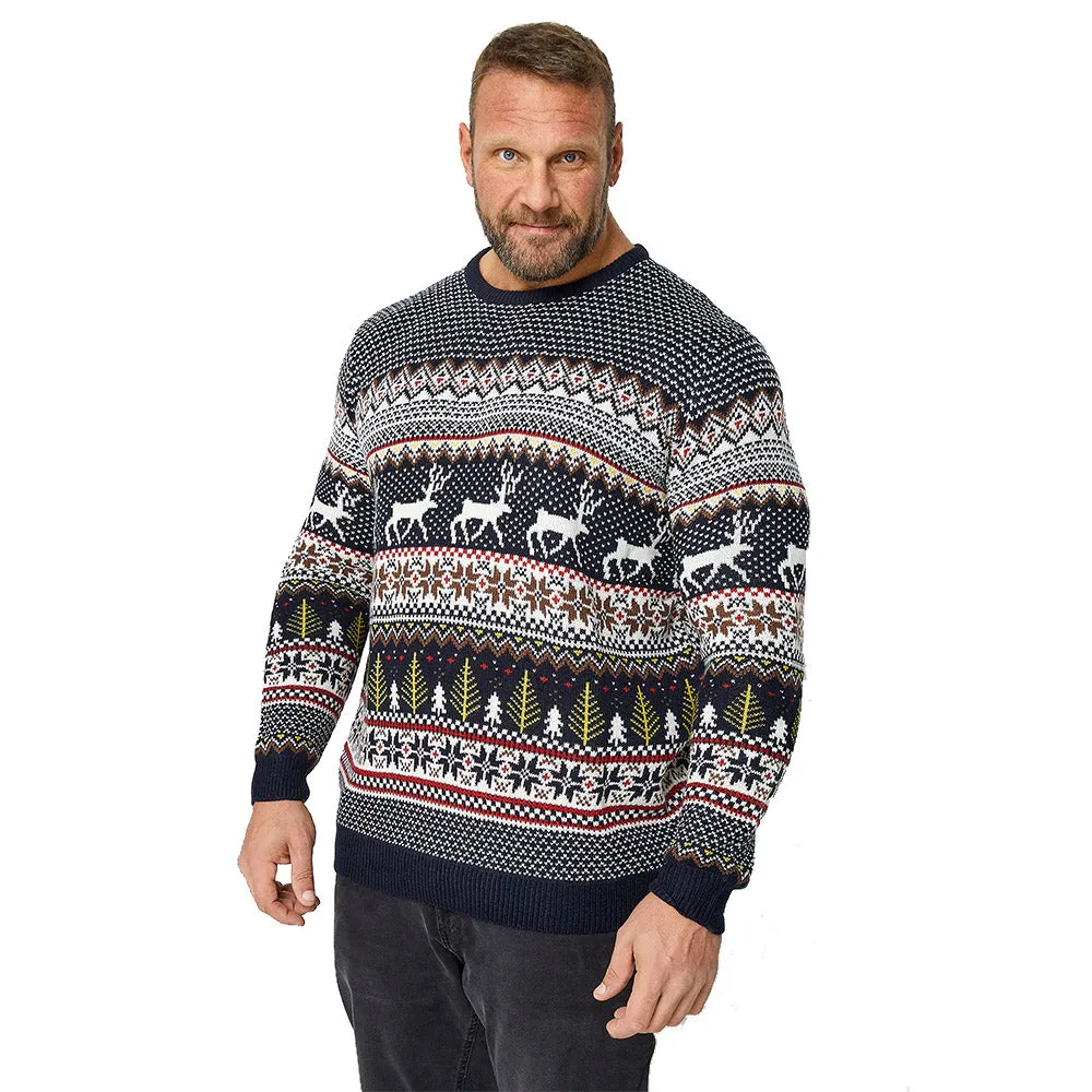 D555 Christmas Jumper - Vixen Navy