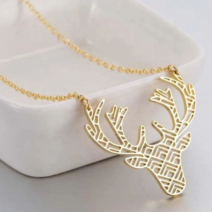 Dasher Reindeer Necklace