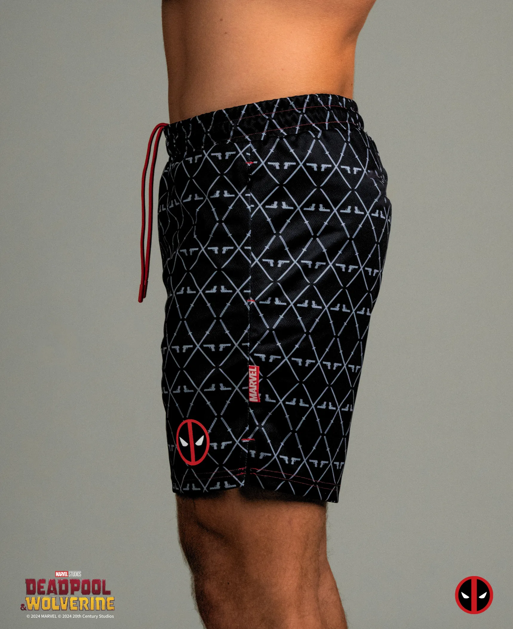 DEADPOOL Shorts - Black