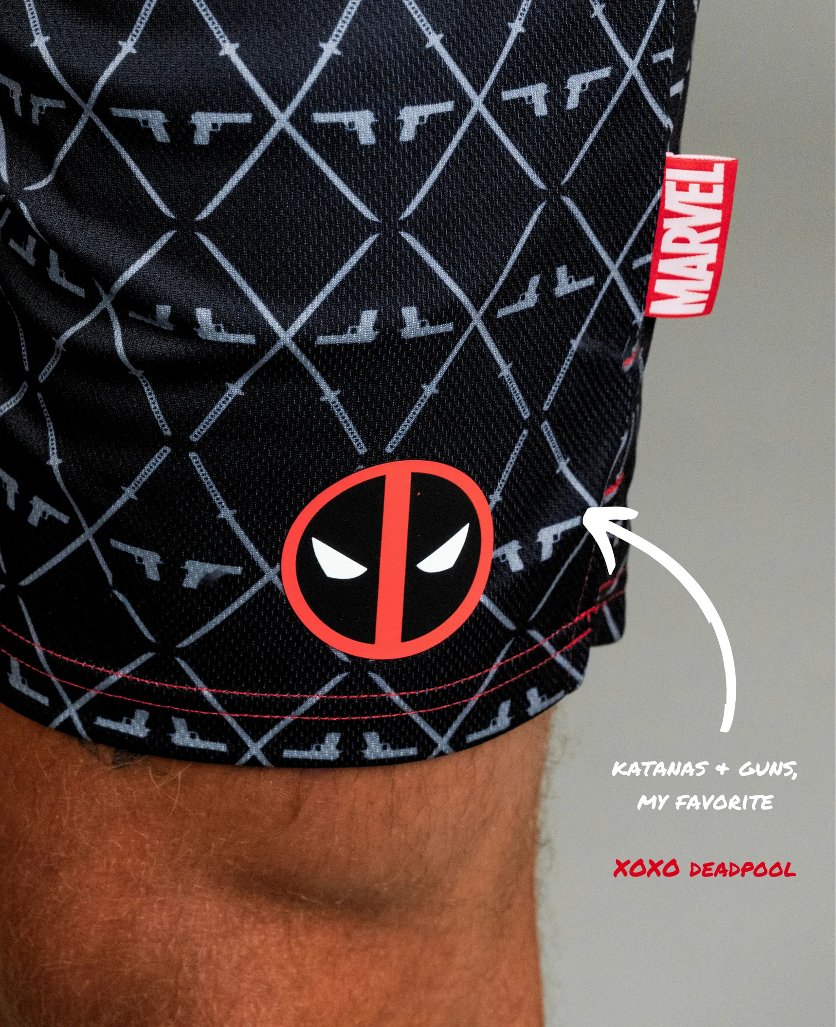 DEADPOOL Shorts - Black