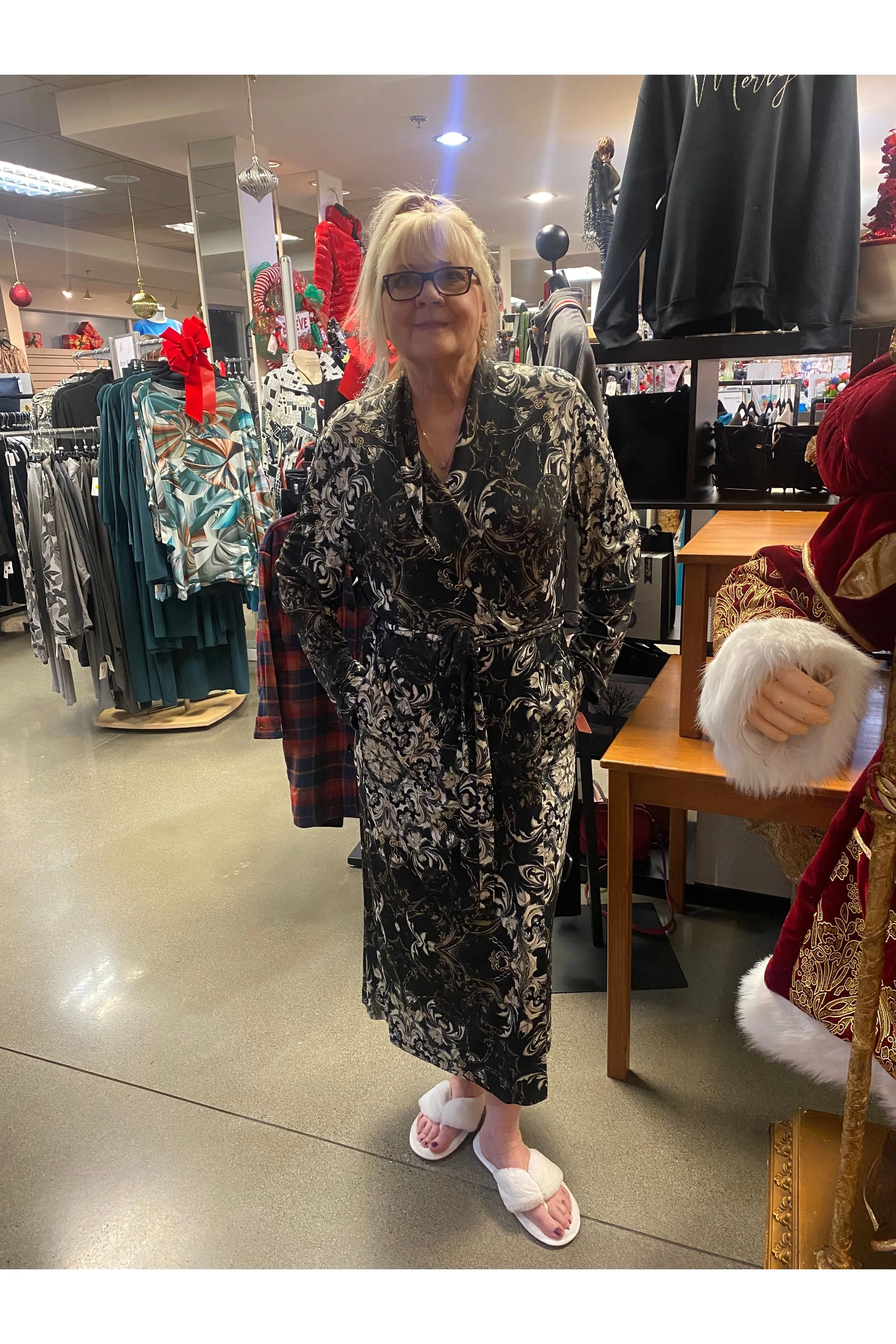 Diamond Tea Travel Wrap Robe - Style 963-3