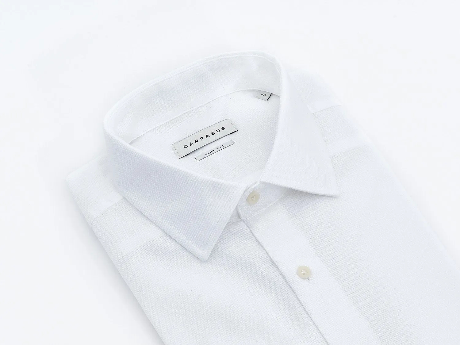 Dress Shirt Slim Fit Porto White