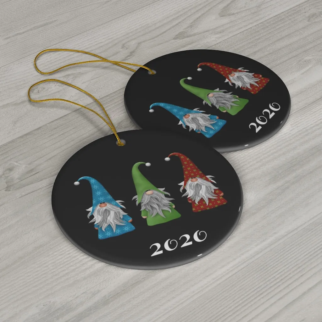 Elf Trio 2020, Ceramic Ornaments