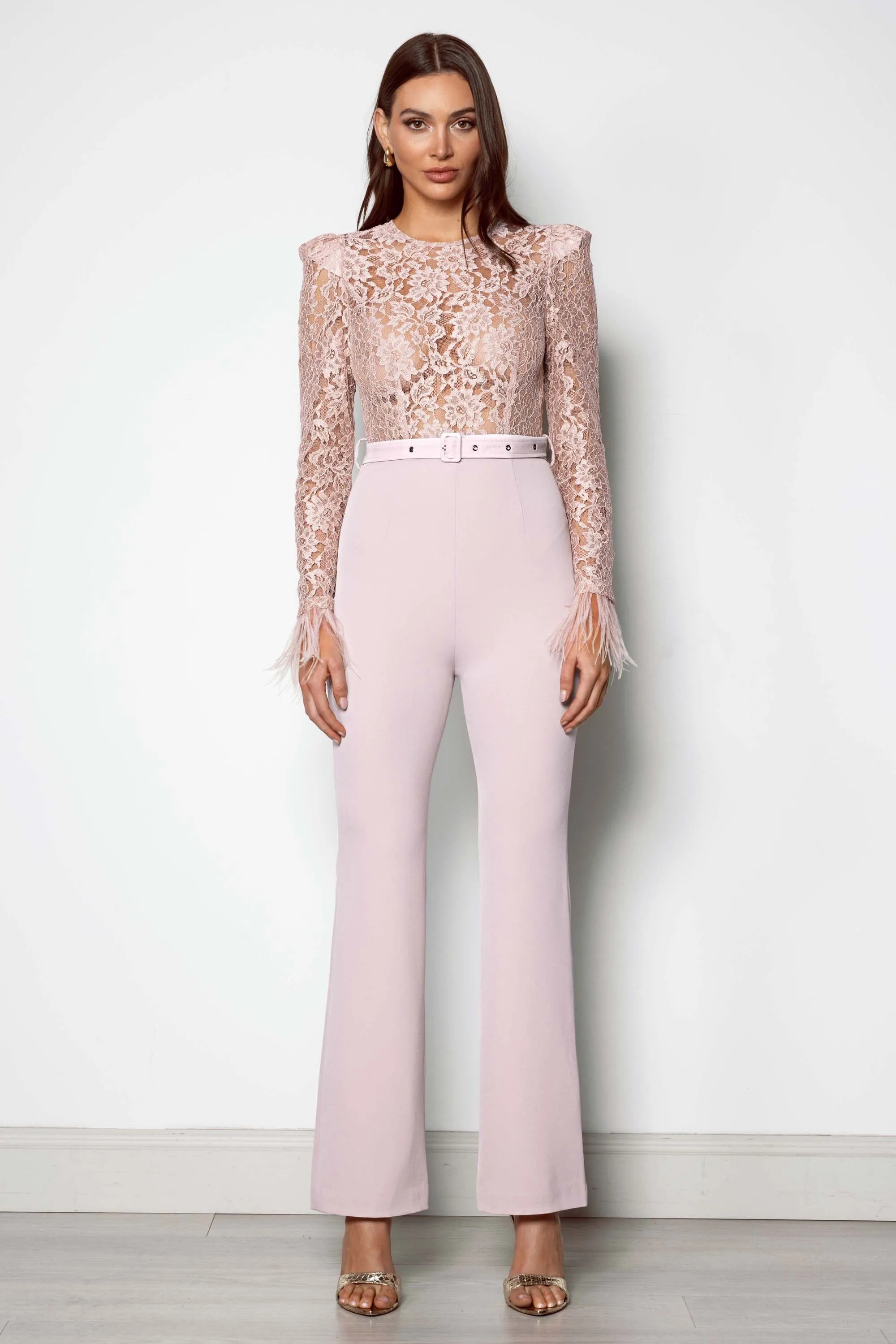 Vintage Pink Eli Jumpsuit - Stylish and Timeless