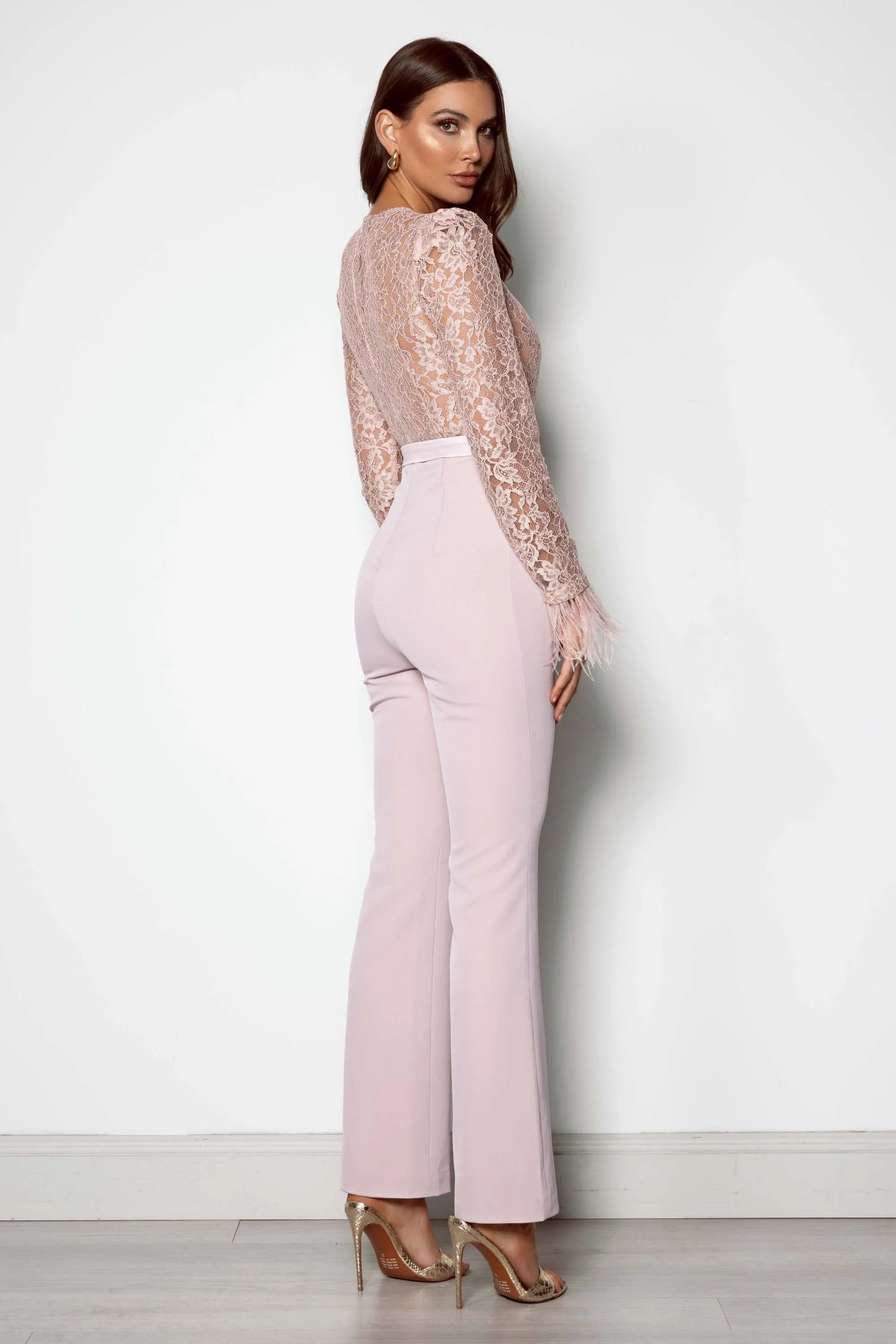 Vintage Pink Eli Jumpsuit - Stylish and Timeless