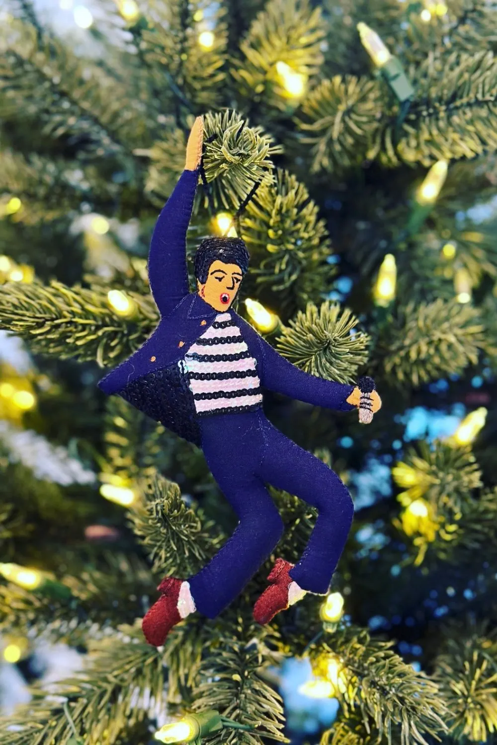 Elvis Xmas Tree Decoration