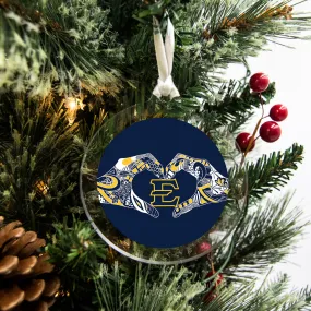 ETSU Bucs - Kelsey Montague E Ornament & Bag Tag