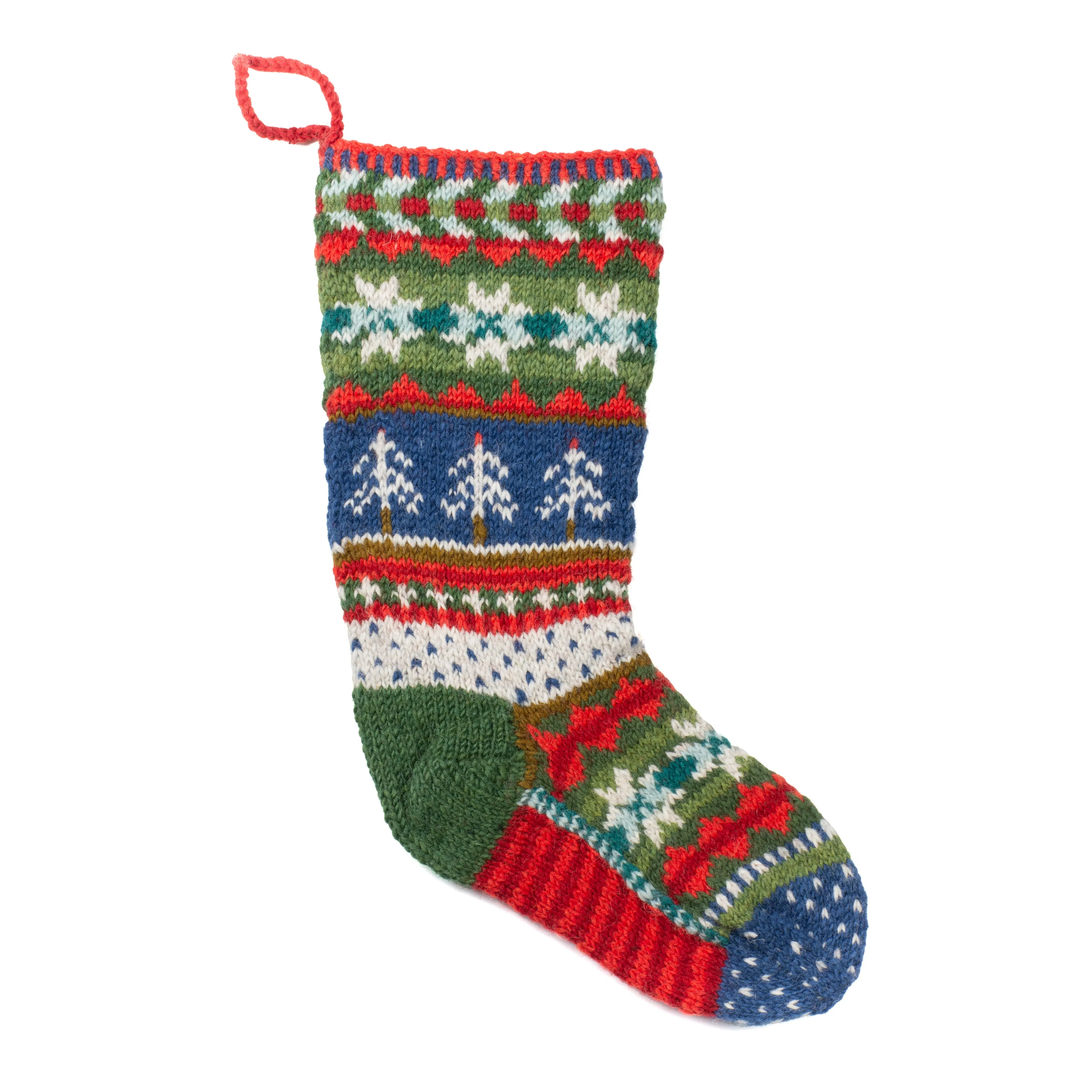 Festive Fair Isle Stocking