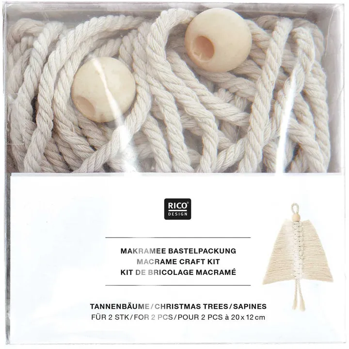 Fir Trees Macrame Kit