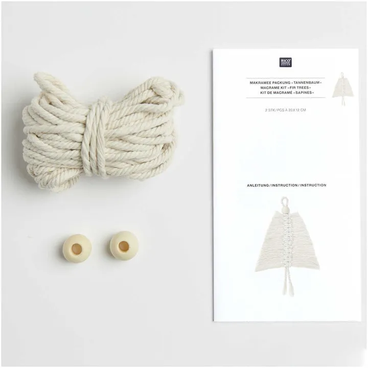 Fir Trees Macrame Kit