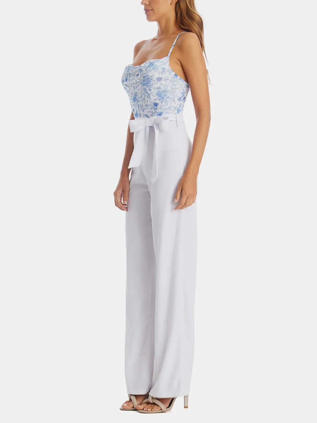 Floral Palazzo Jumpsuit