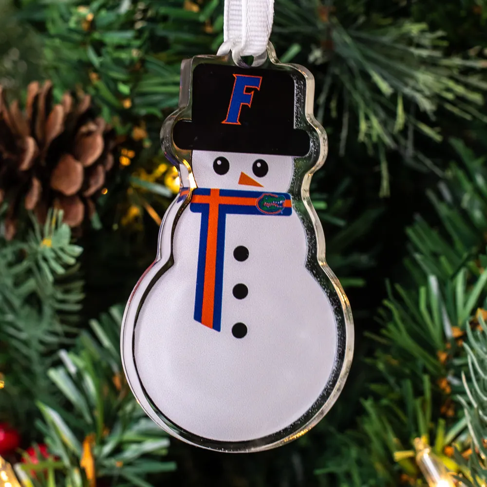 Florida Gators - Florida Snowman Double-Sided Ornament