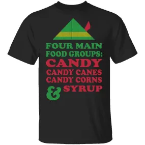 Four Main Food Groups T-Shirt