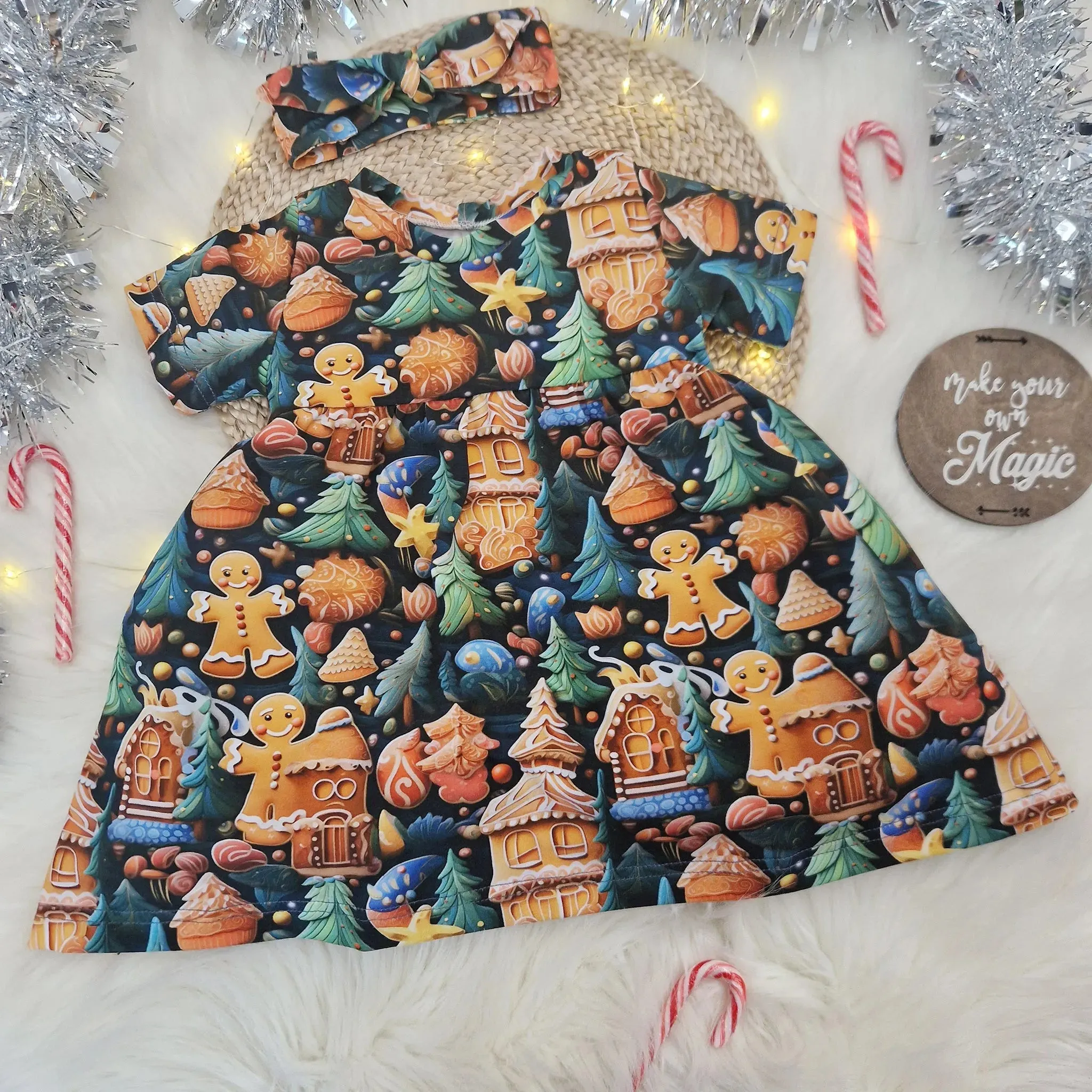 Gingerbread Christmas Dress